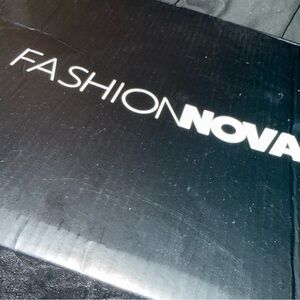 Fashion Nova Black and Clear Heels